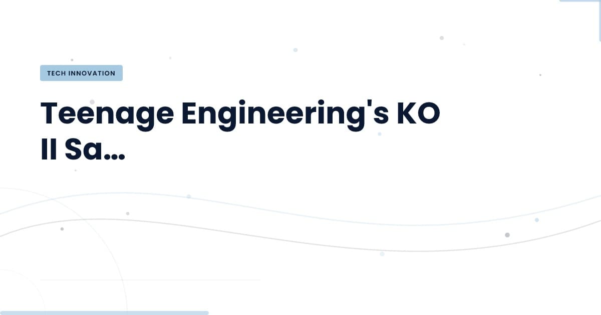 La nueva era del KO II Sampler: ¿qué cambios trae?
