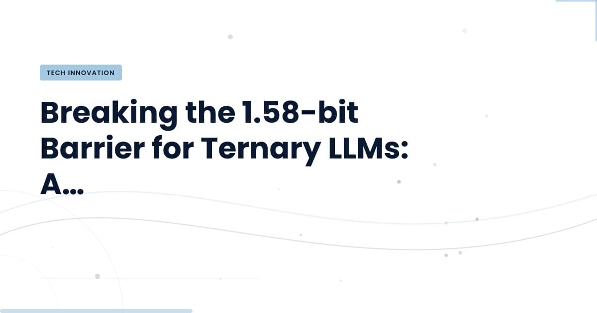 Unpacking the Breakthrough in Ternary LLM Efficiency