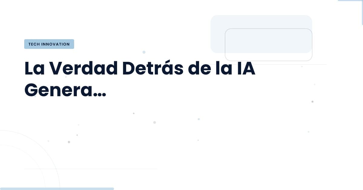 La inteligencia generativa: ¿un aliado o un riesgo?