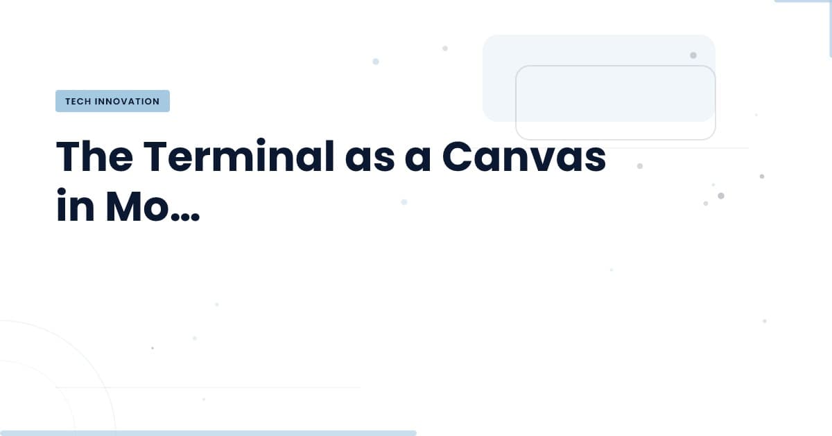 El terminal como lienzo: desafíos y oportunidades en desarrollo web