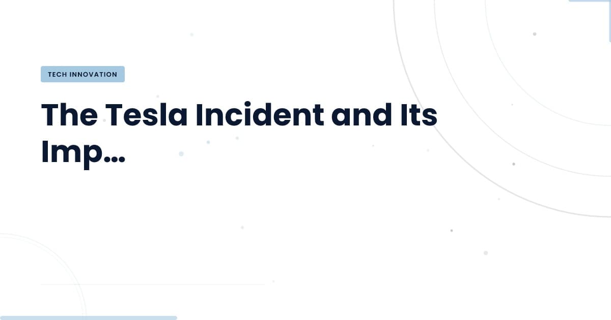 Accidente de Tesla: ¿Qué nos dice sobre la tecnología FSD?