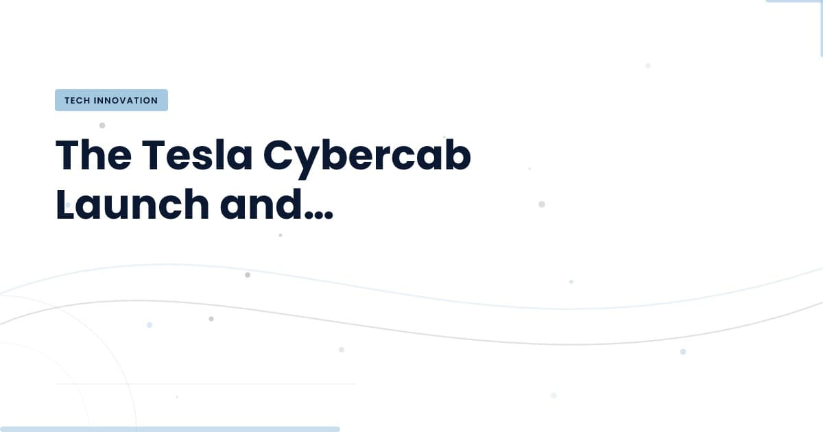 Tesla Cybercab: ¿El futuro del transporte autónomo ya llegó?