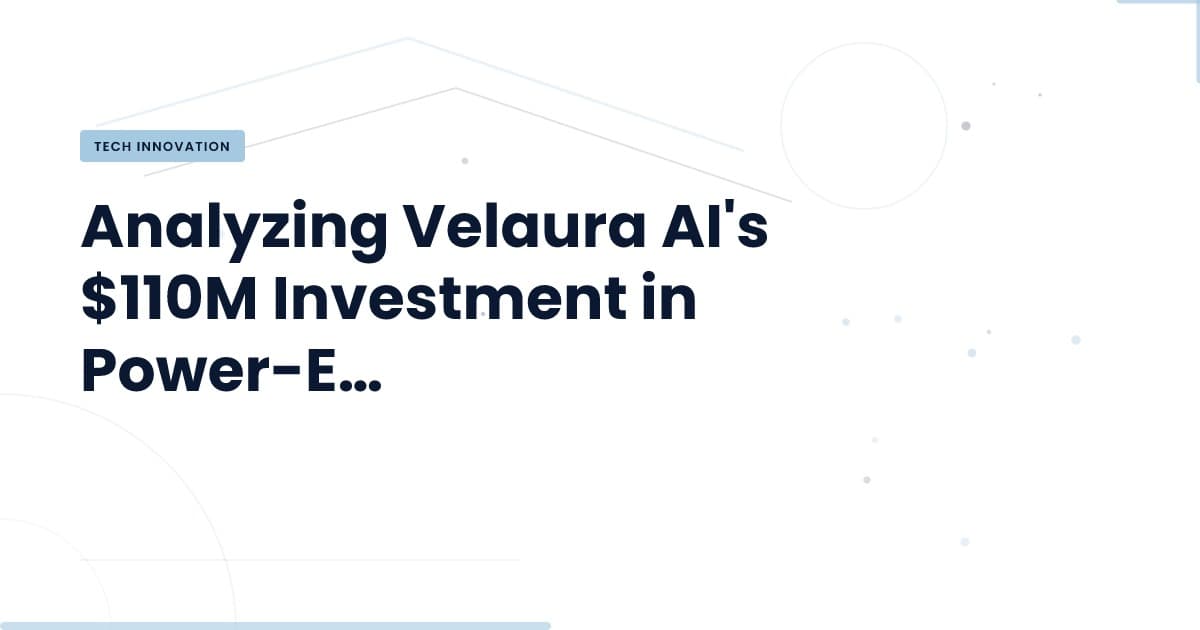 Velaura AI asegura $110M para revolucionar chips eficientes