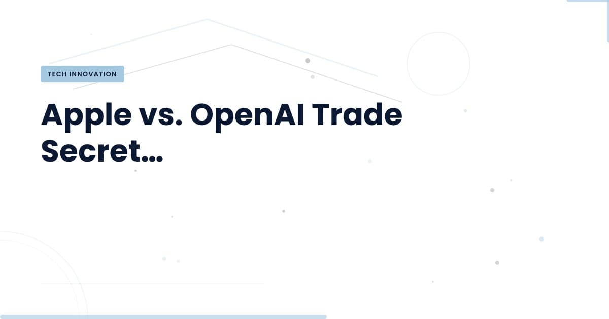 Apple's Legal Challenge: Implications for AI Development