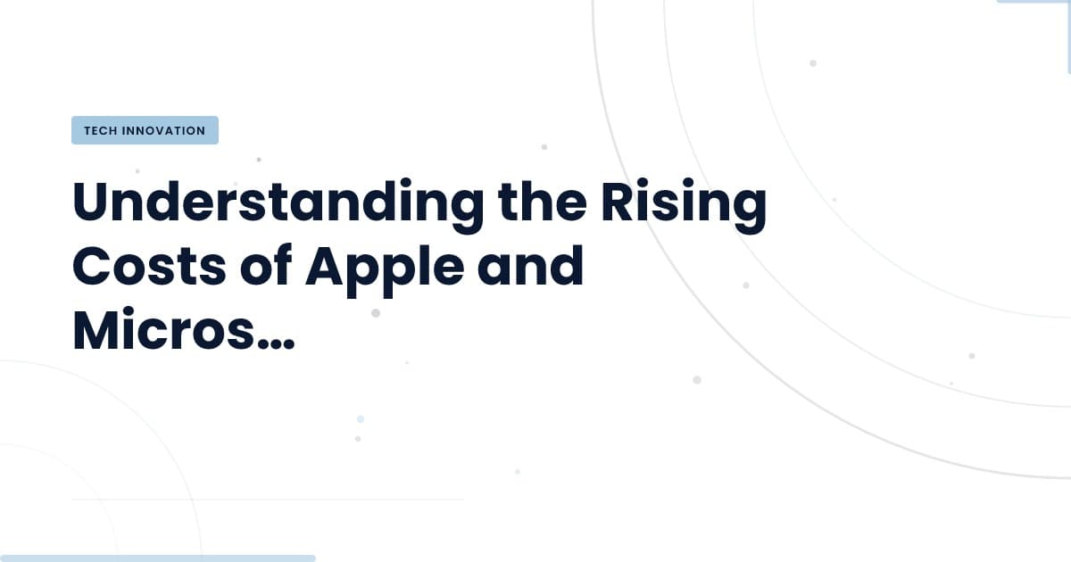 ¿Por qué los precios de Apple y Microsoft están en aumento?