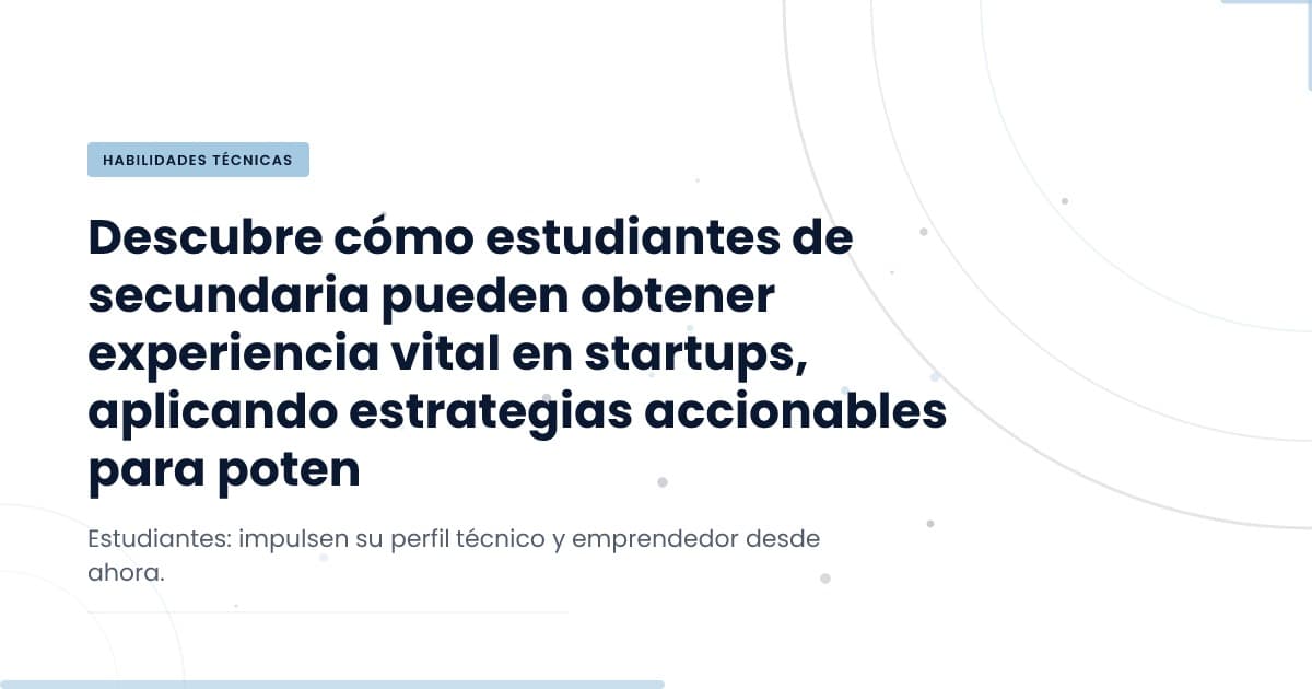 Unlocking Startup Opportunities for Young Talent