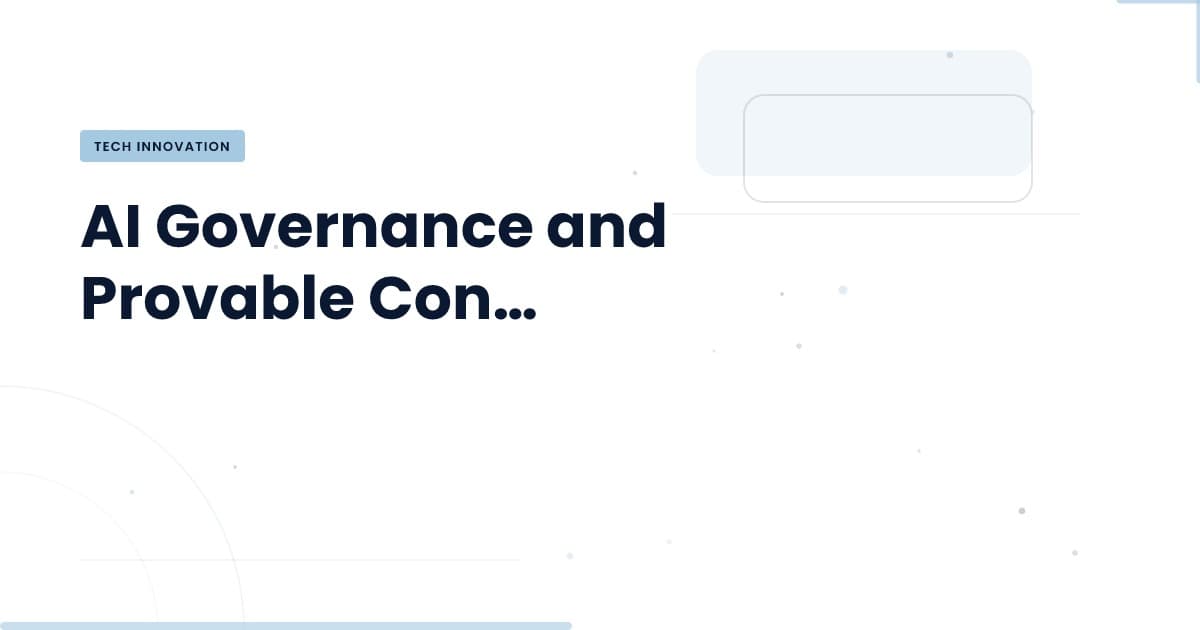 Gobernanza de AI: hacia un control verificable y efectivo