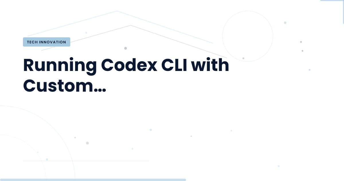 Unlocking the Power of Codex CLI with Custom Responses