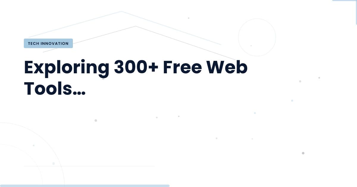 Más de 300 herramientas web: ¿cuál es su verdadero valor para los desarrolladores?