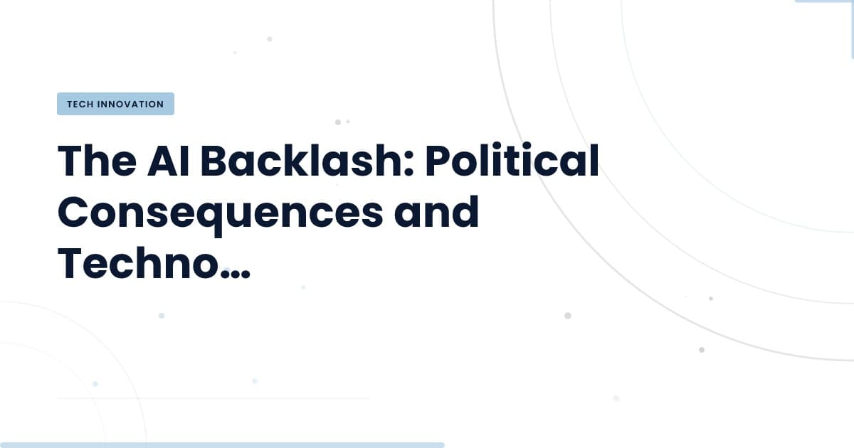 The Politics of AI: Are Jobs at Risk?