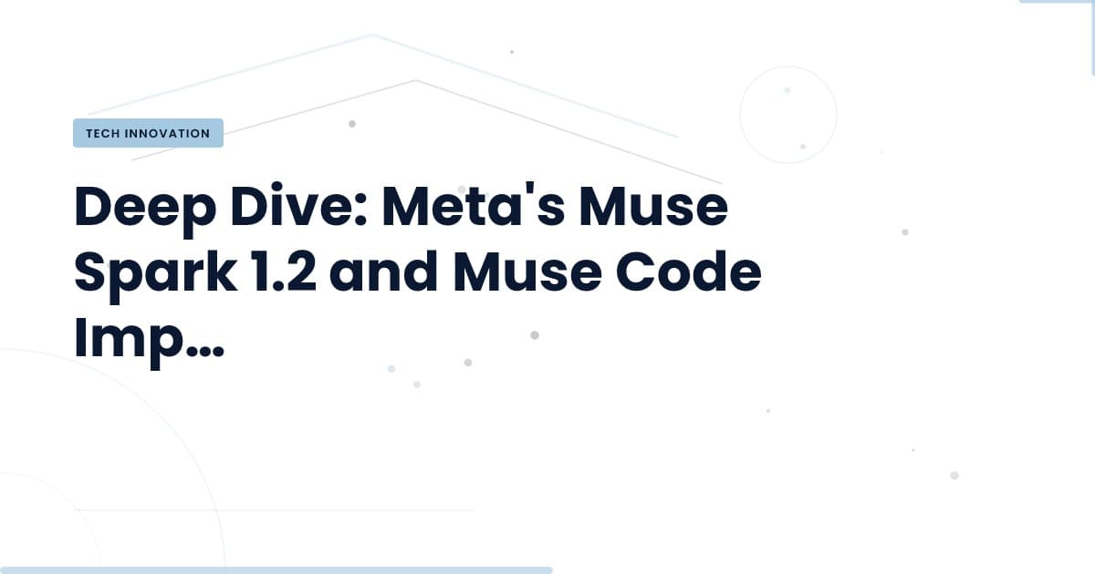 Muse Spark 1.2: ¿La nueva frontera del desarrollo de software?