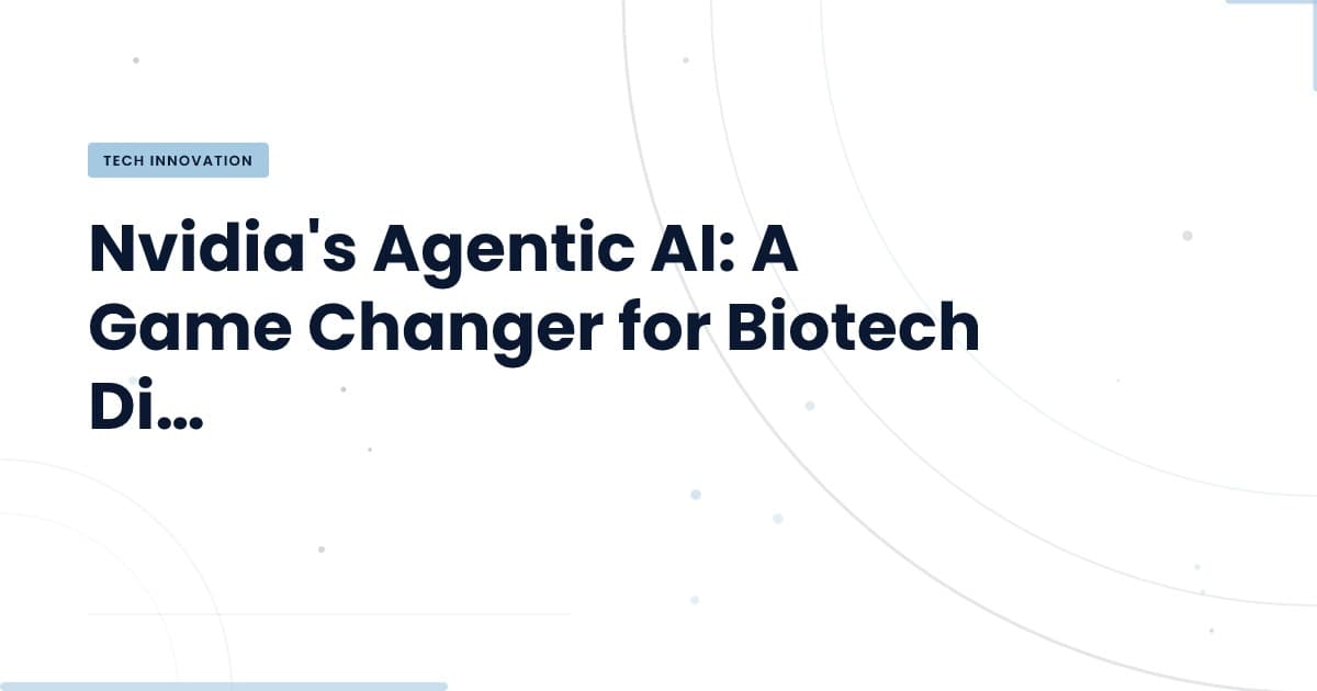 Nvidia impulsa la biotecnología con AI agente: ¿cómo funciona?