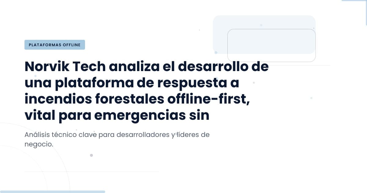 Why Offline-First Matters in Crisis Response