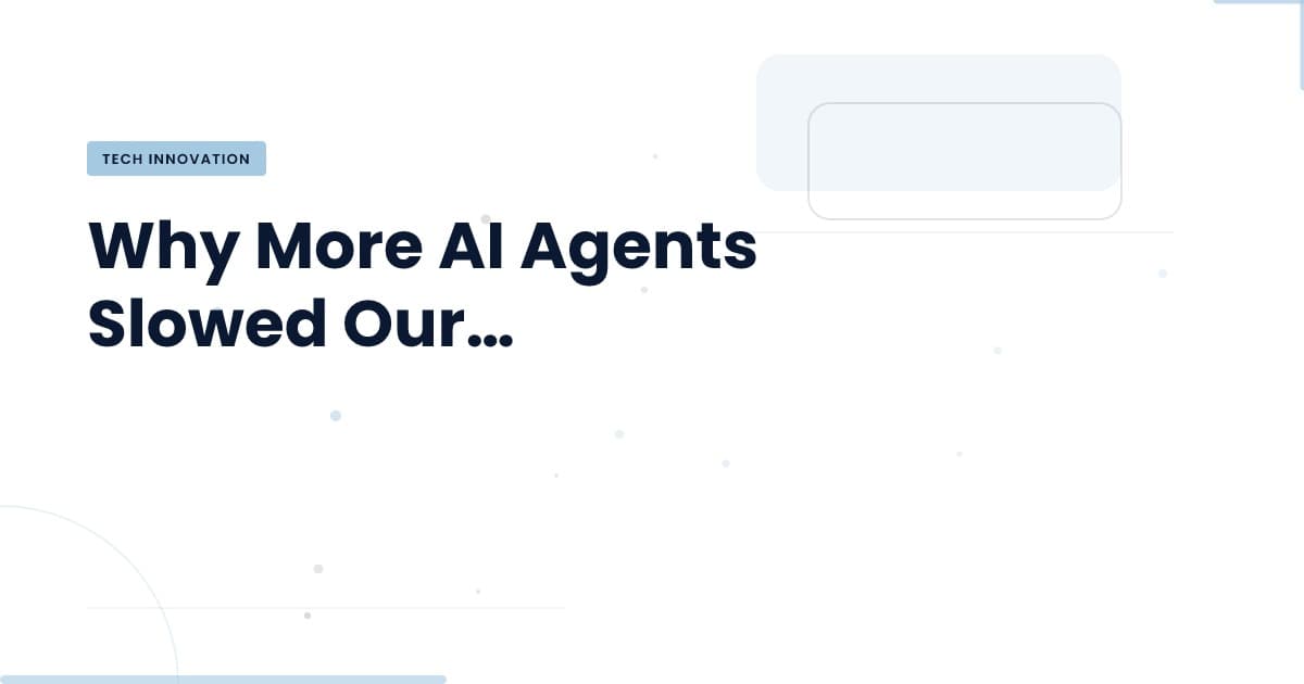 The Paradox of AI Agents: More Isn’t Always Better