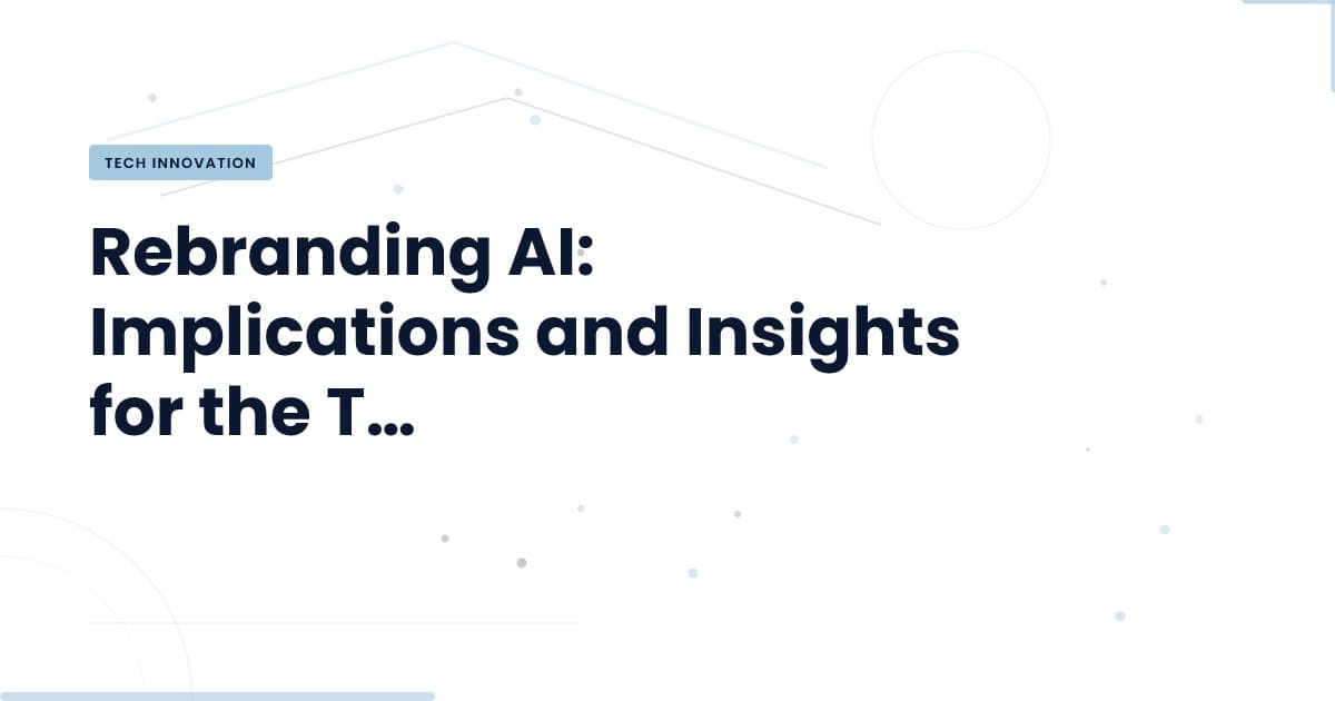 Is It Time to Rebrand AI? Analyzing Trump's Proposal