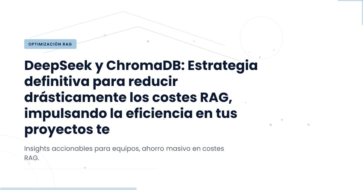 Revolutionizing Cost Management: DeepSeek & ChromaDB Insights