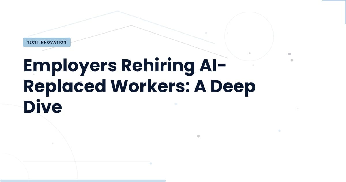 ¿Por qué las empresas están recontratando a quienes reemplazaron con AI?