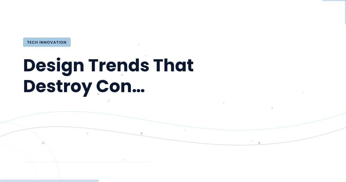 Avoiding Design Pitfalls: Key Insights for Better Conversions