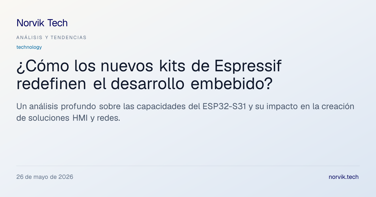 Análisis Técnico: CoreBoard y Korvo Dev Kits de Es… | Norvik Tech