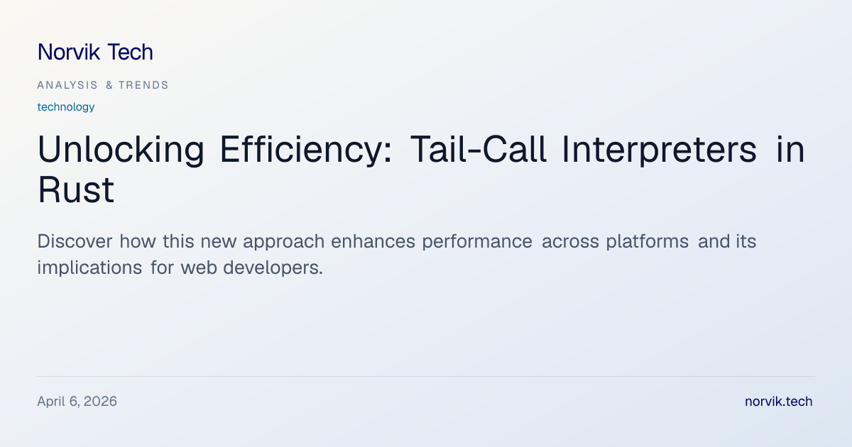 Análisis Técnico: Implementación de un Intérprete… | Norvik Tech